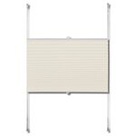 vidaXL Store plissé 90x100 cm Crème