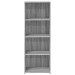 vidaXL Buffet haut sonoma gris 45x41x124 cm bois d'ingénierie