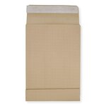 Lot de 10 	enveloppes pochettes kraft armé à soufflet marron 229 x 324 + 50 mm