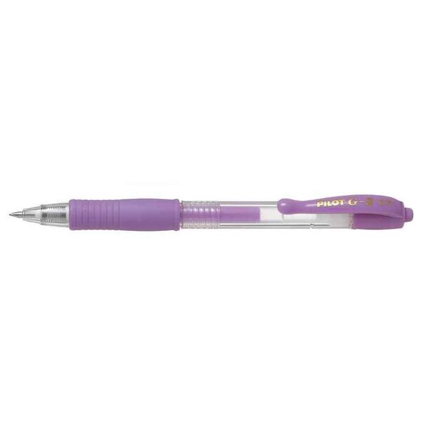 Stylo bille à encre gel G2 07 Pte Moyenne Violet pastel PILOT