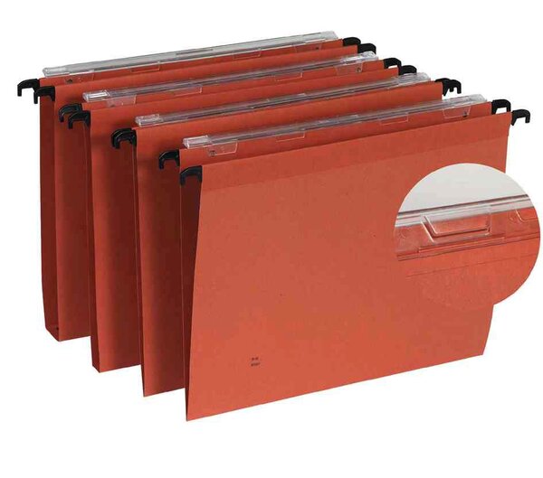 Bte de 25 Dossiers suspendus Tiroir Defi Flex fond 15 mm 220g Volet d'arafage Or... L'OBLIQUE AZ