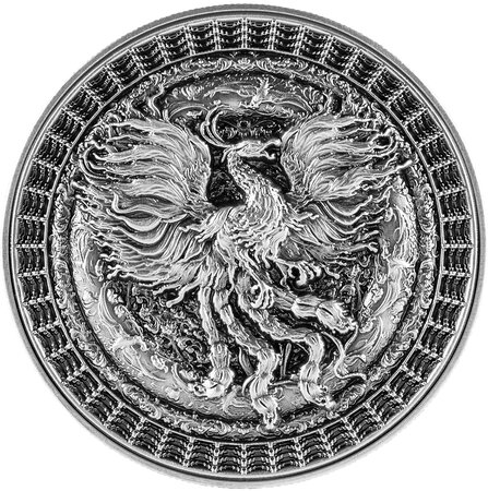 FORBIDDEN PHOENIX 1 Once Argent Monnaie 2 Dollars Niue 2024