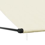 vidaXL Auvent rétractable crème 300x150 m tissu et acier