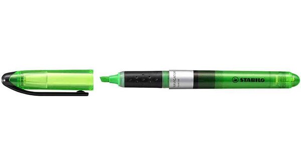 Surligneur NAVIGATOR de poche Pte Biseautée vert STABILO