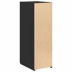 vidaXL Buffet noir 30x42 5x93 cm bois d'ingénierie
