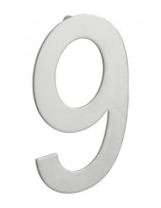 THIRARD - Chiffre 9 à visser  inox  H.100mm