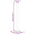 vidaXL Auvent latéral rétractable Anthracite 180x600 cm