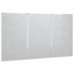 vidaXL Tableau blanc magnétique pliable 120x80x1 7 cm aluminium