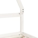 vidaXL Cadre de lit enfant tiroirs blanc 80x200 cm bois de pin massif