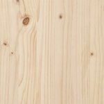 vidaXL Salon de jardin 3 Pièces avec coussins bois de pin massif