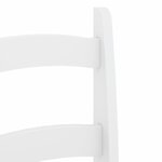 vidaXL Chaises à manger lot de 2 blanc 40x46x99 cm bois massif de pin
