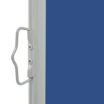 vidaXL Auvent latéral rétractable de patio 160x300 cm Bleu