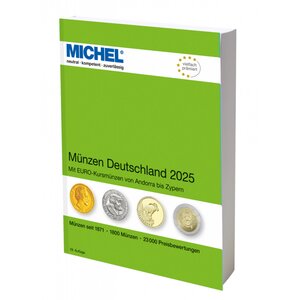 Catalogue Michel de cotation monnaies Allemandes 2025.