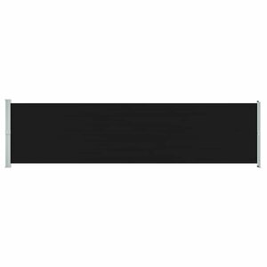vidaXL Auvent latéral rétractable de patio 600x160 cm noir