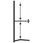 vidaXL Paroi de douche pliable Verre ESG transparent 70x190 cm