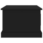 vidaXL Table basse Noir 50x50x35 cm Bois d'ingénierie