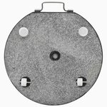 vidaXL Socle de parasol Granite 28 5 kg Rond Noir