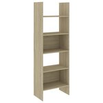 vidaXL Bibliothèque Chêne sonoma 60x35x180 cm Bois d’ingénierie