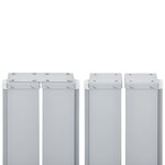vidaXL Auvent latéral rétractable Crème 140x600 cm