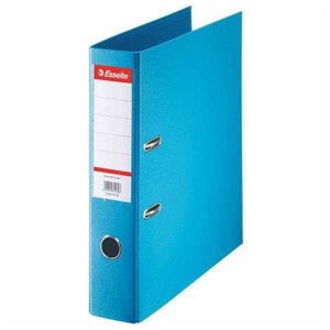 Classeur à levier plastique Standard A4 Dos 75 mm Bleu clair ESSELTE