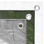 vidaXL Bâche 180 g/m² 4x8 m Gris PEHD