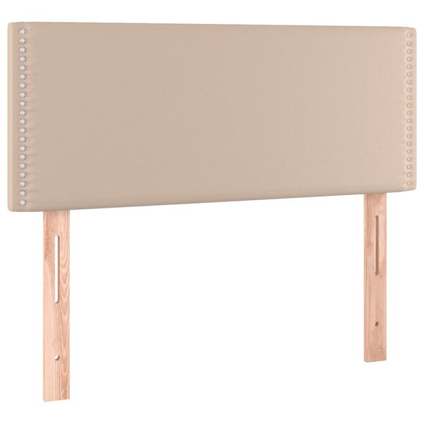vidaXL Tête de lit Cappuccino 100x5x78/88 cm Similicuir