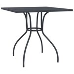 vidaXL Ensemble à manger de jardin 5 Pièces anthracite métal maille