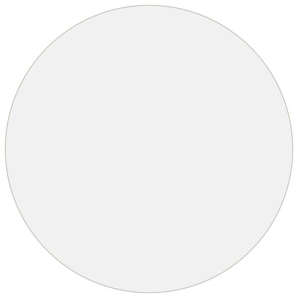 vidaXL Protecteur de table mat Ø 60 cm 2 mm PVC