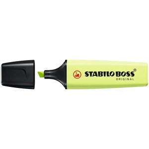 Surligneur boss original pastel zeste de citron vert x 10 stabilo
