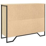 vidaXL Buffet chêne sonoma 97x32 5x74 5 cm bois d'ingénierie