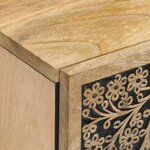 vidaXL Armoire latérale 40x33x75 cm bois massif de manguier