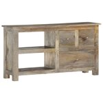 vidaXL Meuble TV 100x30x55 cm Bois de manguier massif