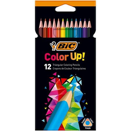 Pochette de 12 Crayons de couleur 'Color Up!' assortis BIC