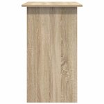 vidaXL Bureau Chêne sonoma 80x45x74 cm Bois d’ingénierie