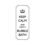 Tampon en bois Keep calm and have... 3x7cm
