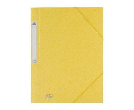 Chemises à élastiques Eurofolio, A4, 0,7 mm, jaune épaisseur: 0,7 mm ELBA