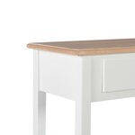 vidaXL Buffet Blanc 110x35x80 cm MDF
