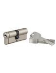 THIRARD - Cylindre double entrée Transit 1  40x40mm  nickelé  5 clés