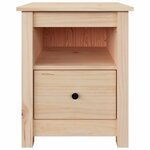 vidaXL Table de chevet 40x35x49 cm Bois de pin massif