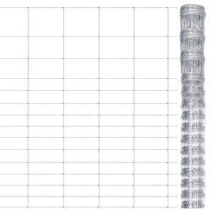 vidaXL Clôture de jardin Acier galvanisé Argenté 50x1 6 m