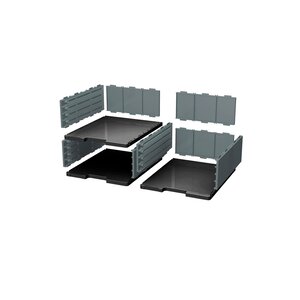 Module De Classement Modulodoc Set Élément De Base Jumbo Ecoblack - Gris Foncé - Exacompta