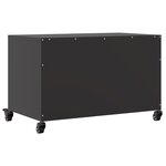 vidaXL Meuble TV noir 68x39x43 5 cm acier laminé à froid