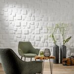WallArt Panneaux muraux 3D Squares 12 Pièces GA-WA09