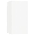 vidaXL Ensemble de meubles TV 4 Pièces Blanc Bois d'ingénierie