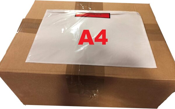 Lot de 250 pochettes A4 porte-document ci-inclus imprimé