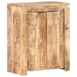 vidaXL Buffet 59x33x75 cm Bois de manguier brut