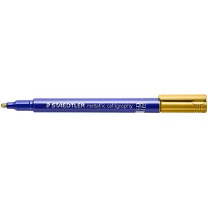 Marqueur permanent metallic calligraphy or staedtler