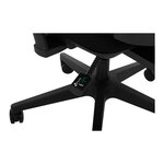 Fauteuil chaise siège de bureau avec appui-tête charge maximale 200 kg noir 14_0000882