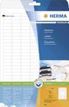 Etiquettes premium, 25 feuilles a4 70 x 36 mm, blanc herma