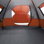 vidaXL Tente familiale à dôme 6 personnes orange imperméable